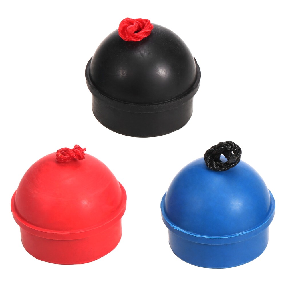 3PCS  Chalk Holder Pocket Rubber Billiards Chalk  Chalker w/String O7V5