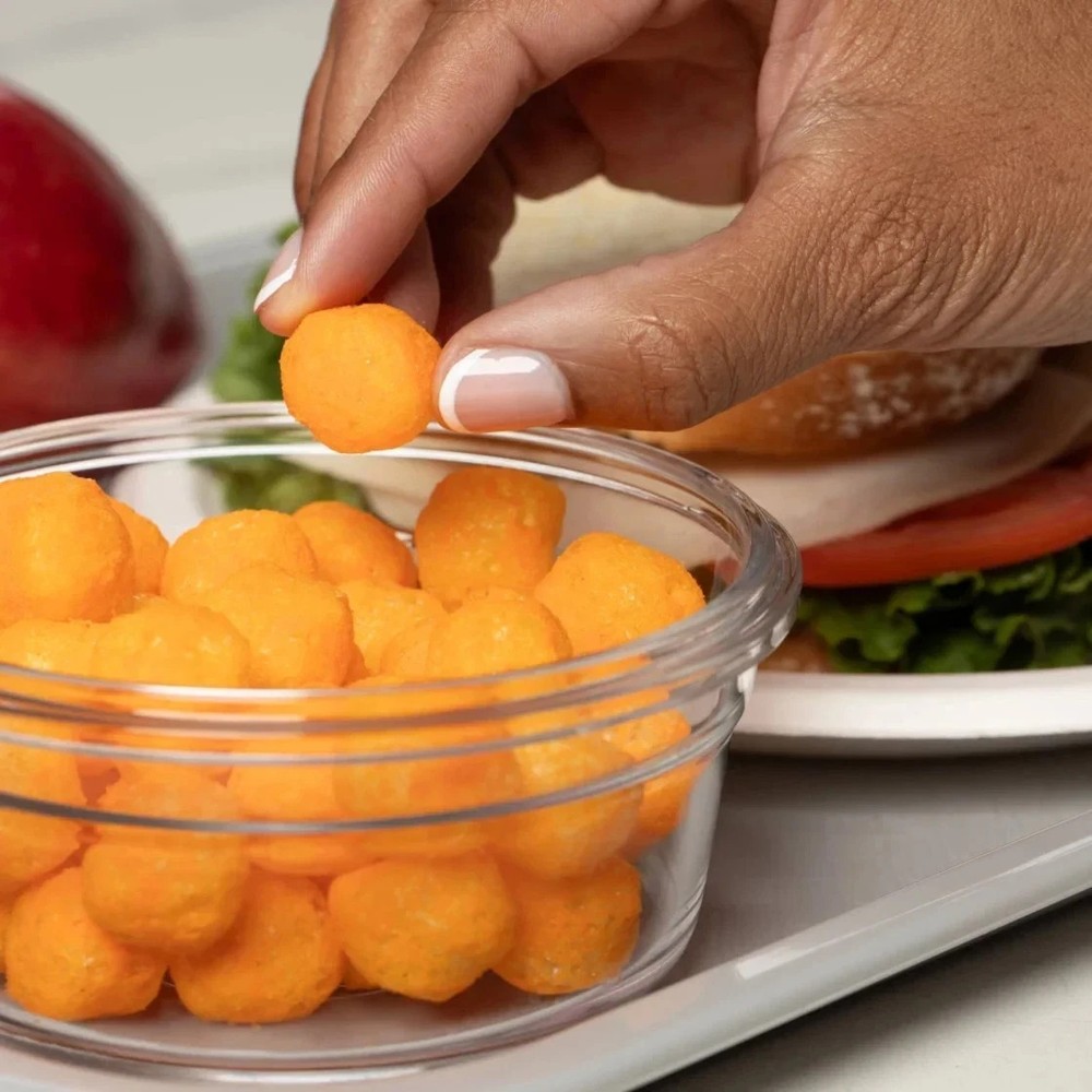 Utz Cheese Balls, 23 oz Barrel fast shipping