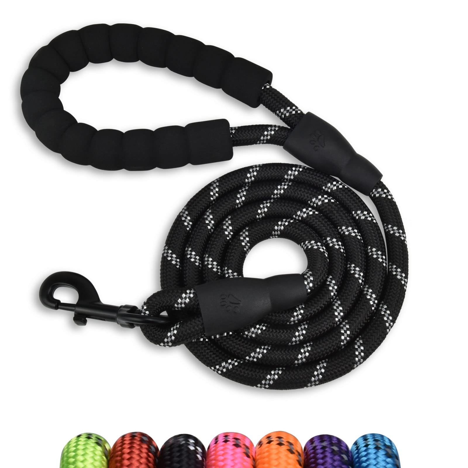 Heavy Duty Reflctive Dog Leash 9.8Ft for Large Medium Dogs Rope Walking Leash