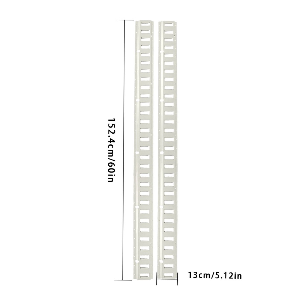 Labwork 8 Pack 5' E Track Tie Down Rail Kit Galvanized For Trailer Truck Van