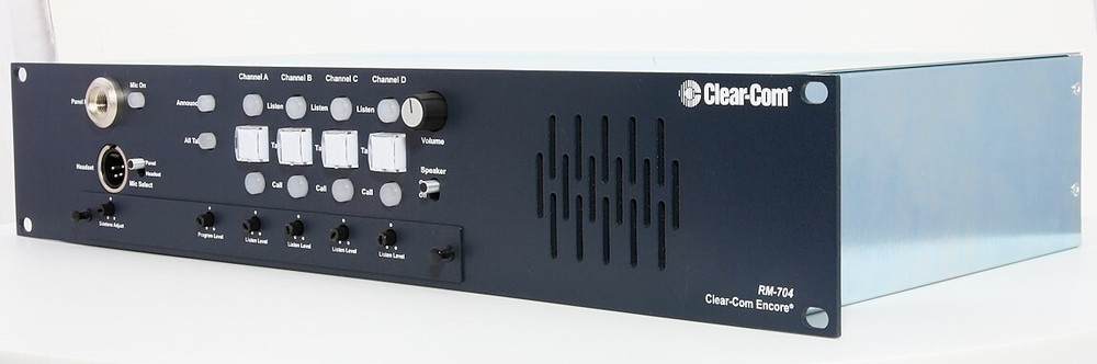 HME ClearCom 4-CH Remote Station Encore RM-704 Rack Mount Intercom System Base