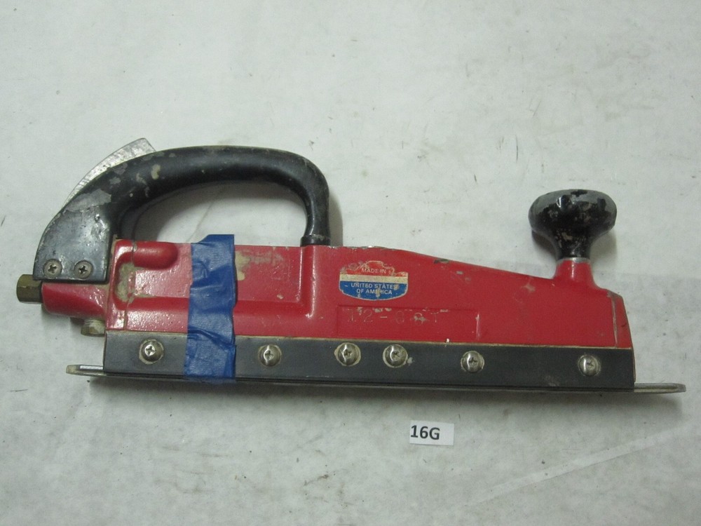 Allan Viking Air Tools Pneumatic Dual Piston Filer Sander (MISSING BOTTOM)