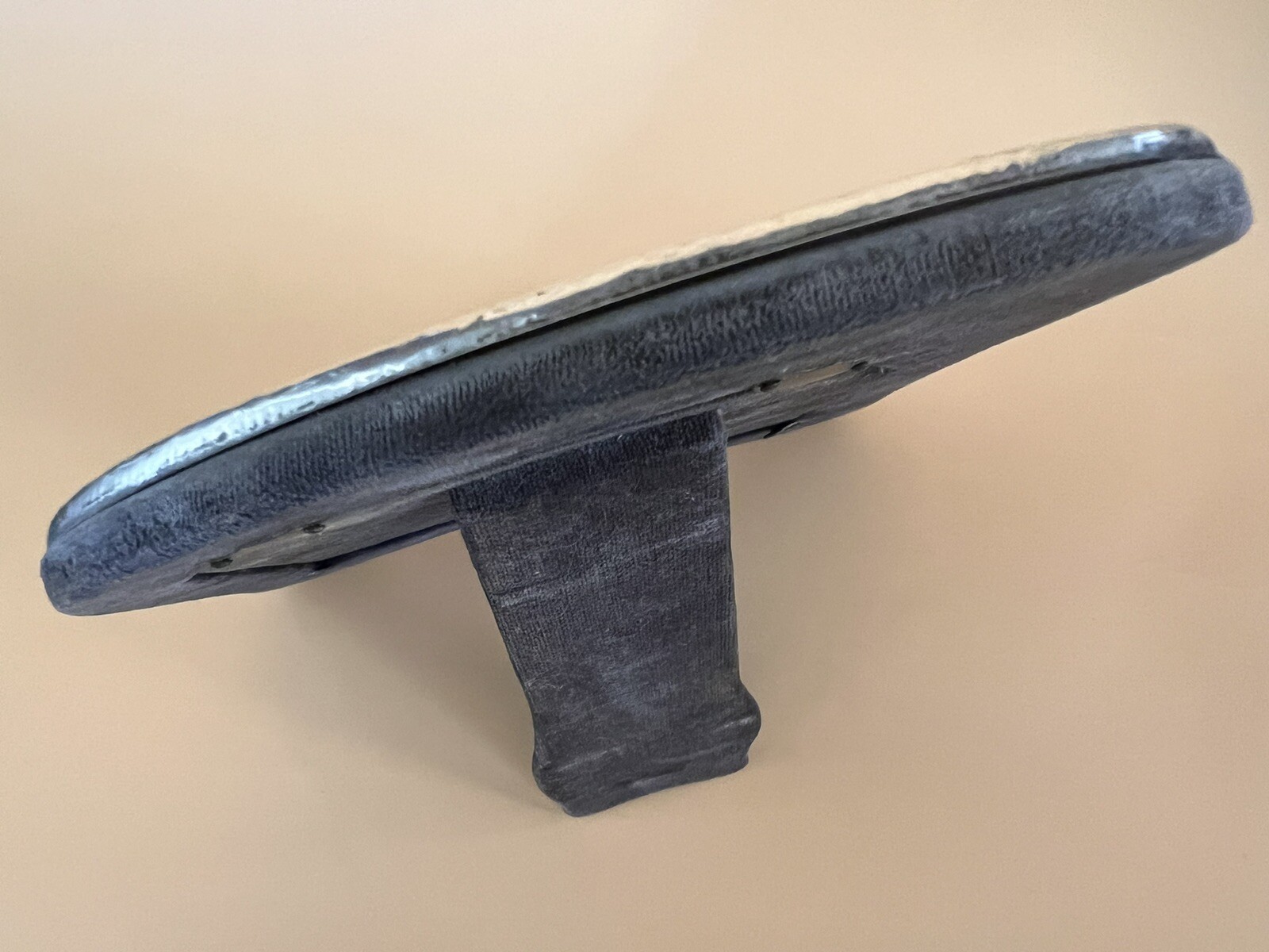 English Hammered Sterling & Enamel Art Nouveau Style Photo Frame