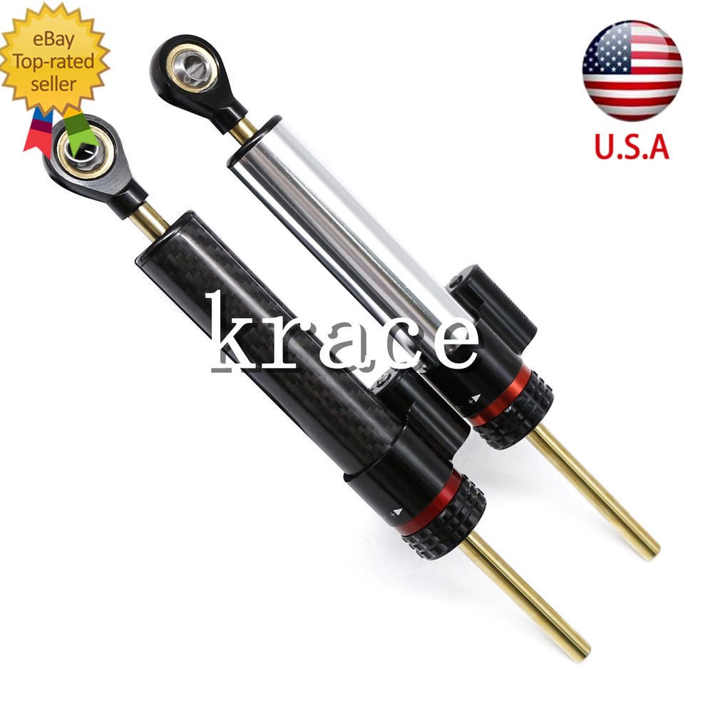 Adjustable Steering Damper Linear Stabilizer Reversed Safety Control Universal