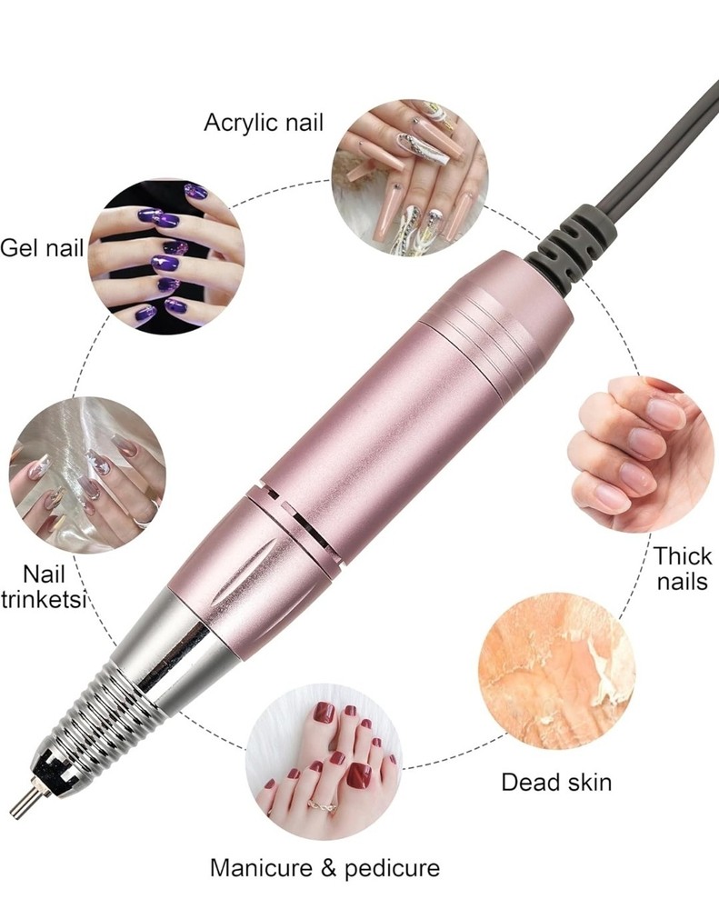 Electric Nail Drill Pen Machine Nail Drill Handle Handpiece Adjustable...