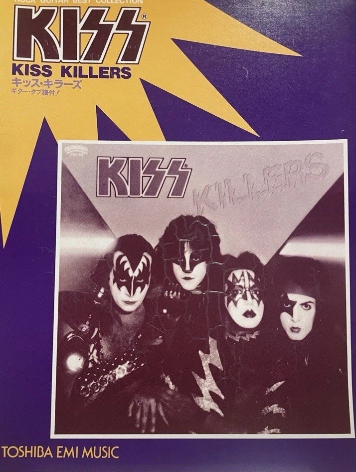 KISS Music From The Elder & Killers Toshiba EMI Music Score Books Japan Print