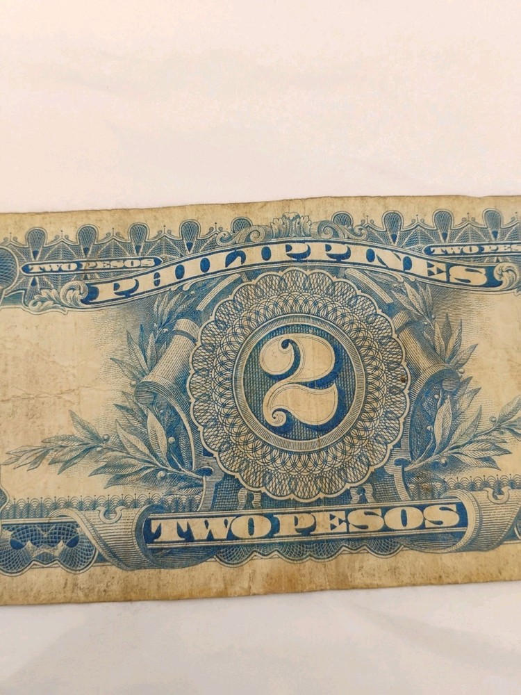 1936 Philippines Red Seal Two Pesos Note