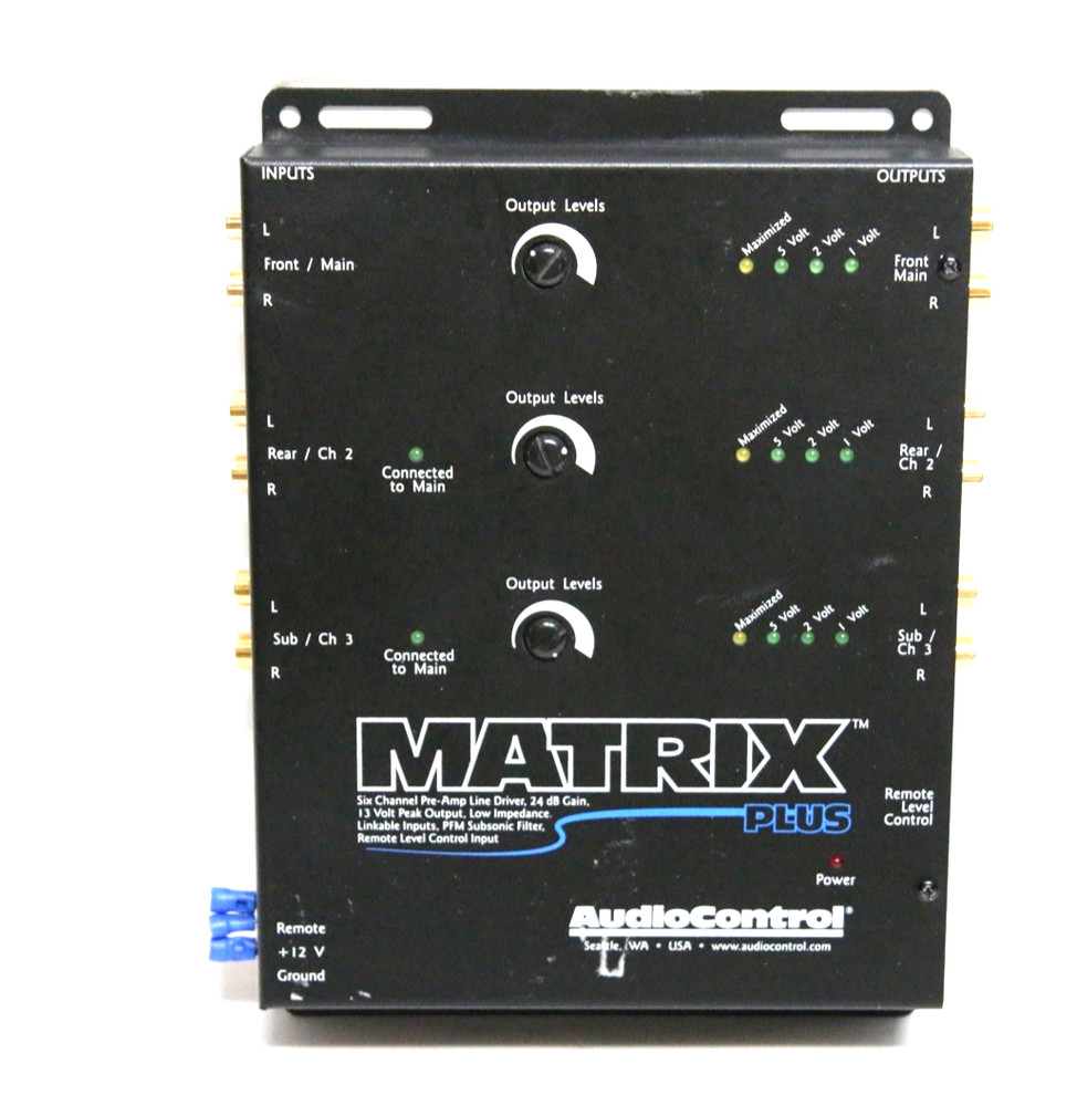 Audio Control PreAmp Line Driver Matrix Plus