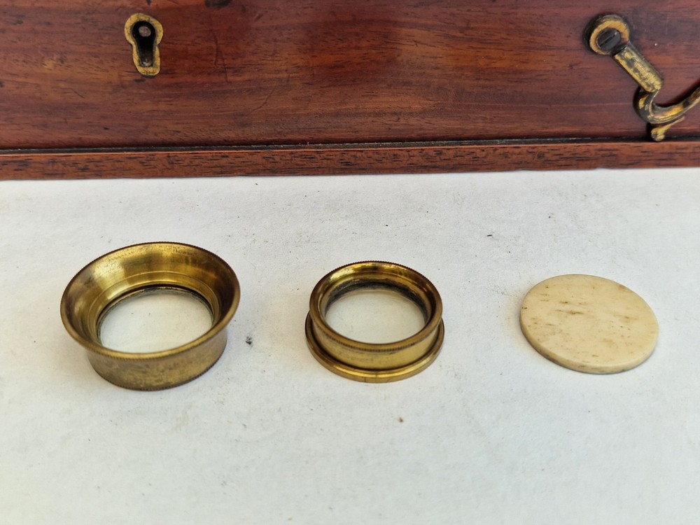 Antique Martins Type Drum Microscope