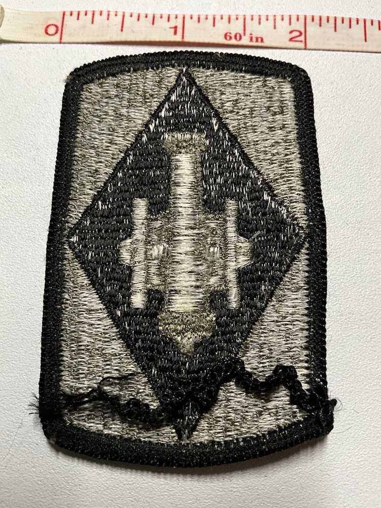 Original U.S. Army 75th Field Artillery Brigade Subdued Merrow Edge Patch
