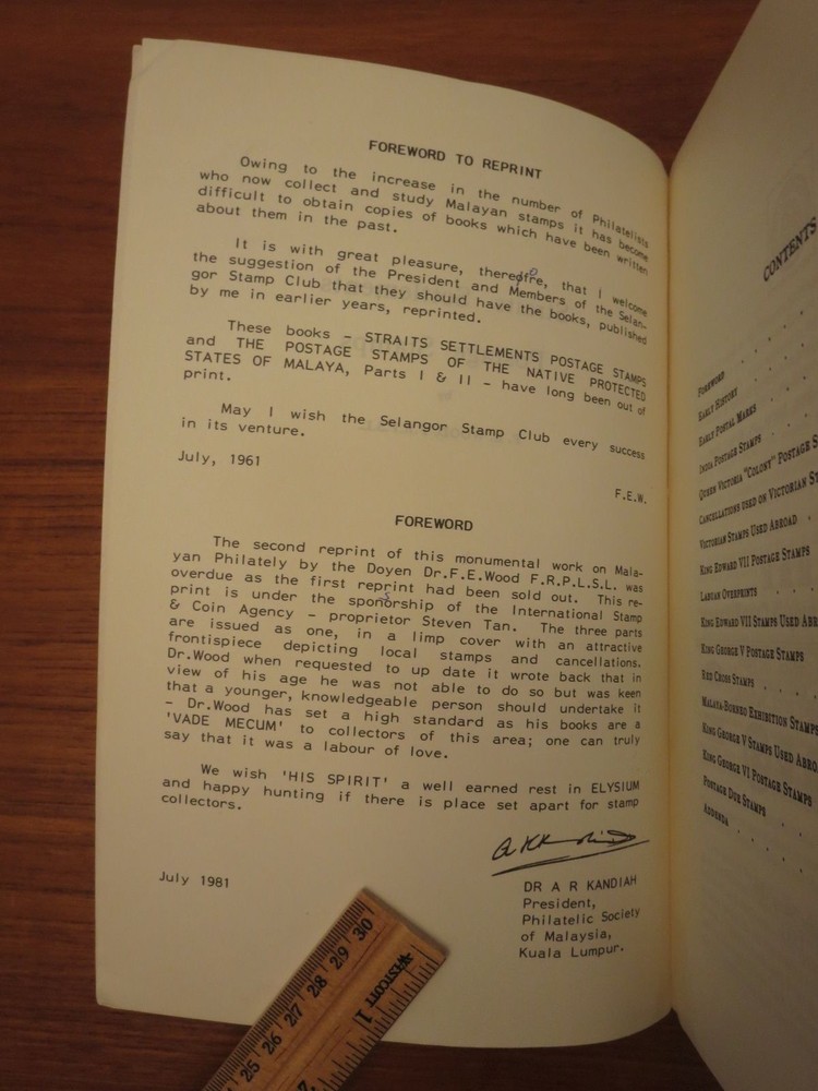 Straits Settlements Postage Stamps & Protected States Malaya F. E. Wood