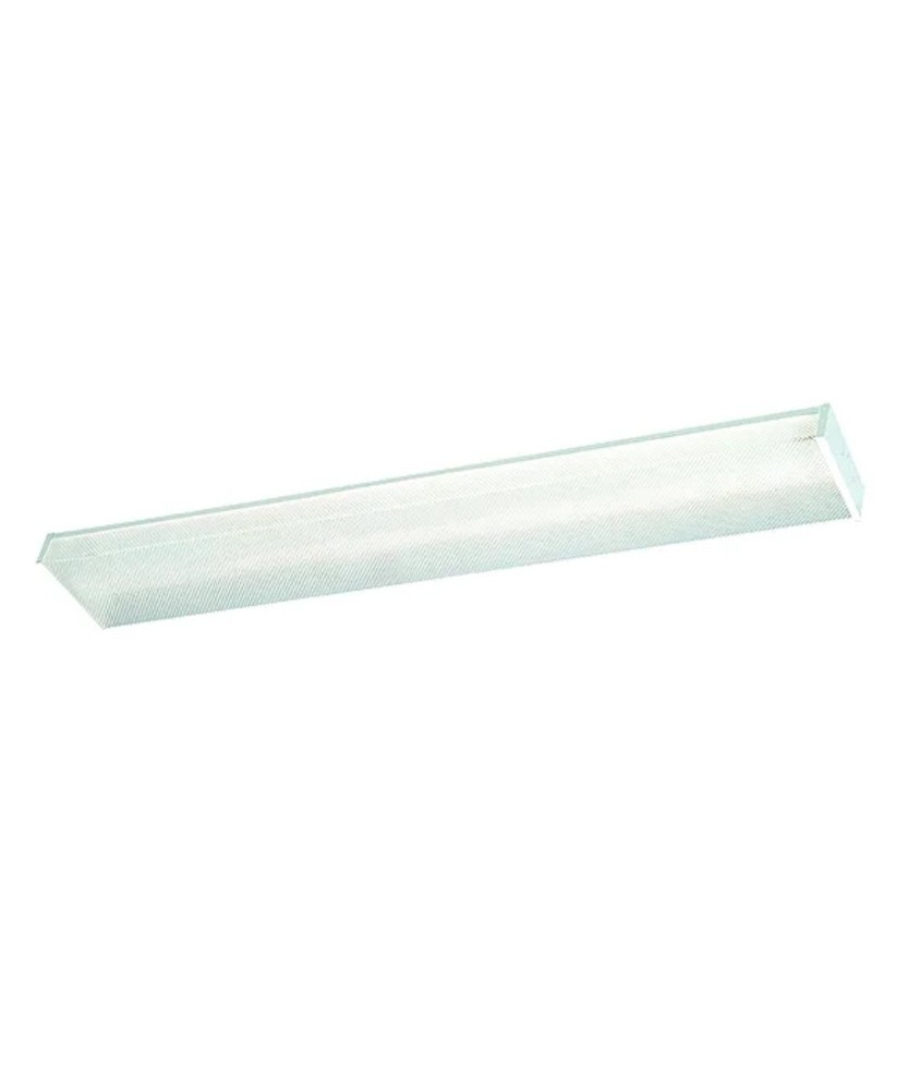 49"w Prismatic Wraparound 1-Light Integrated LED Lightstrip Ceiling Light