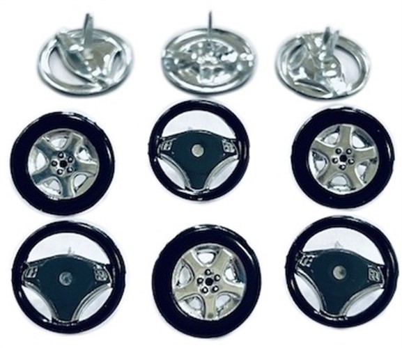 Eyelet Outlet Shape Brads 12/Pkg-Driving