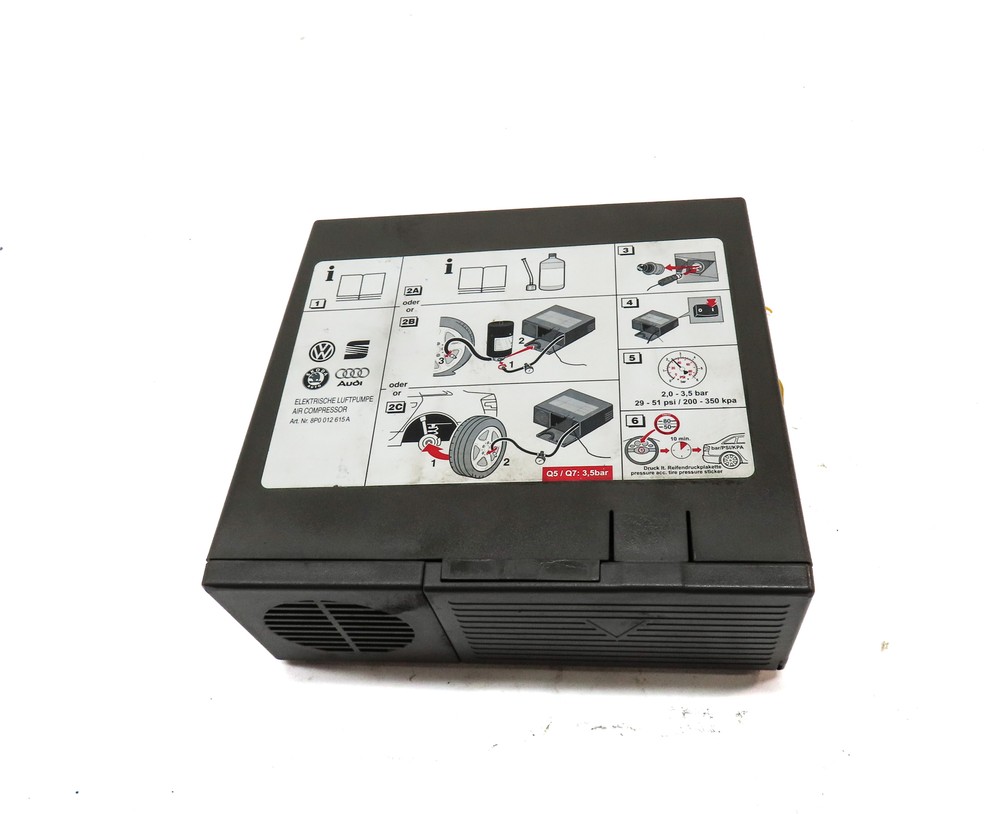 2012 AUDI Q7 (4L) EMERGENCY ROADSIDE FLAT TIRE AIR COMPRESSOR INFLATOR