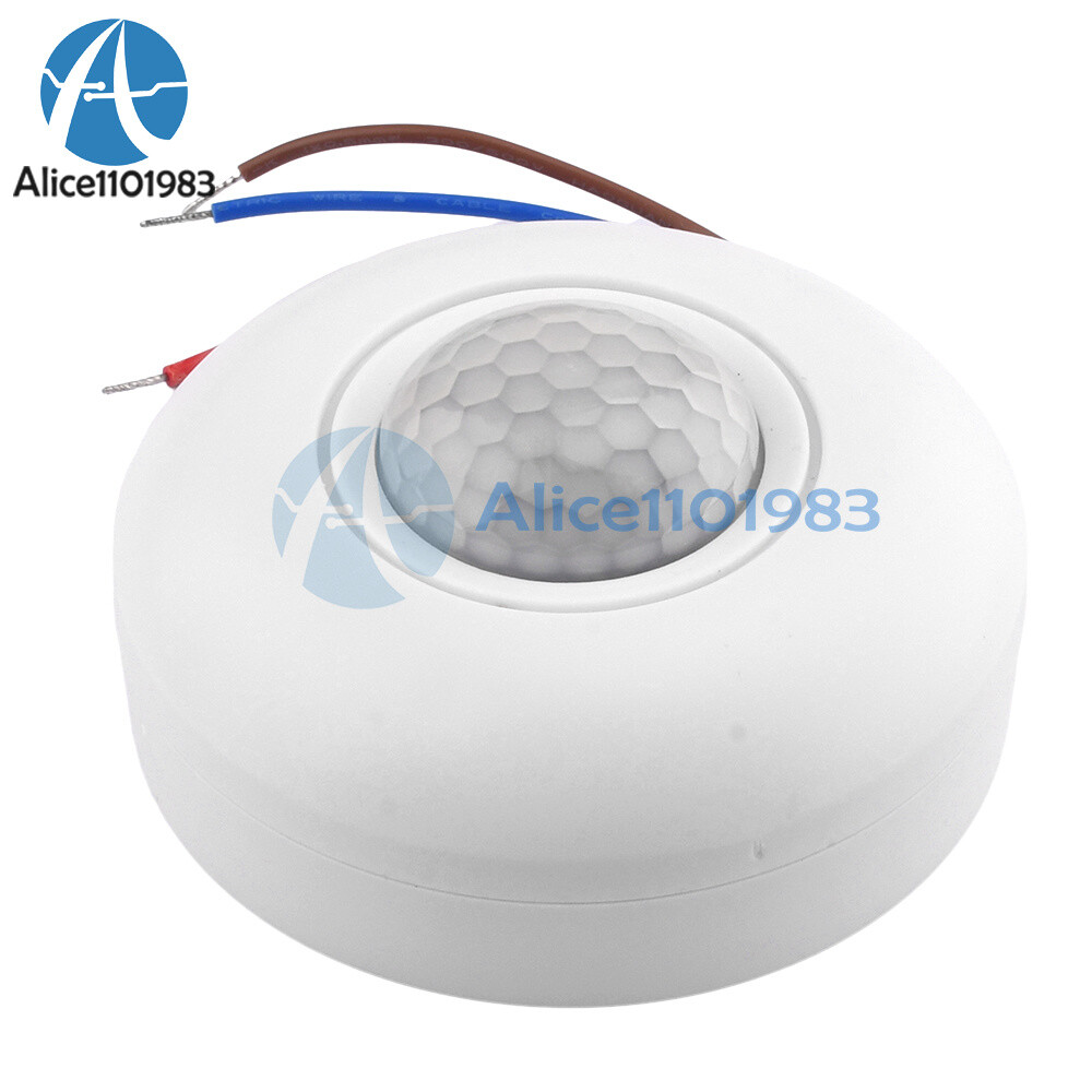 AC85-265V Infrared PIR Motion Induction Sensor 360° Detection For Ceiling Light