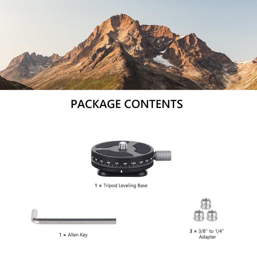 47MM Paning Base Panoramic Base CNC All-Aluminum Paning Base Mini Paning Base