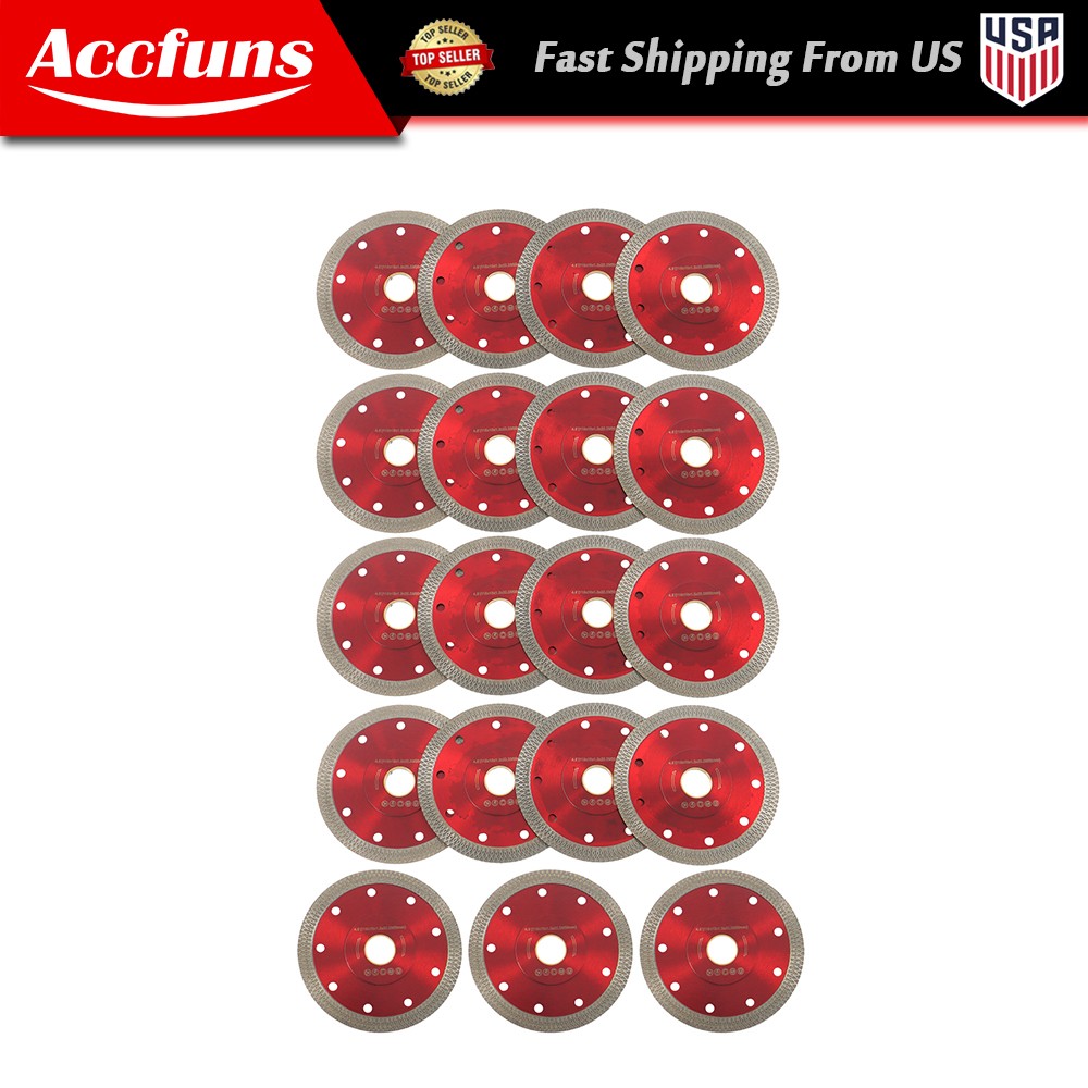 20 PCS Diamond Blades for Angle Grinder 4-1/2 Inch Circular Saw Blades
