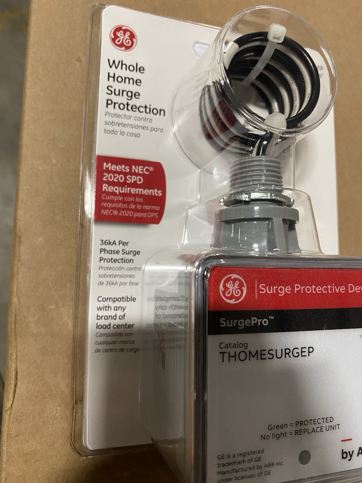 GE Universal Whole Home 36 kA Surge Protection Device - Blister Pack
