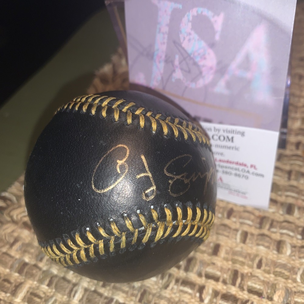 OJ Simpson Signed HOF Black OML Baseball/JSA