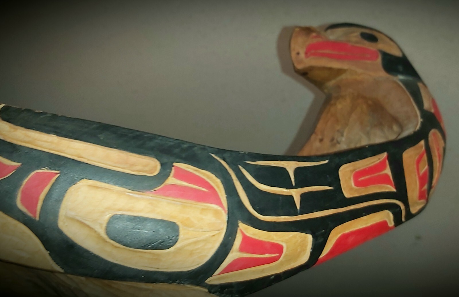 Northwest Coast; Haida, Eagle Ceremonial Bowl.