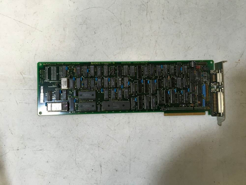 Vintage WEMDIO MONOCHROME DISPLAY/PARALLEL DC080023E