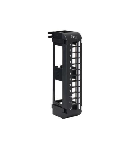 Icc IC107BP12V Patch Panel, Blank, Vertical, Hd,12-port