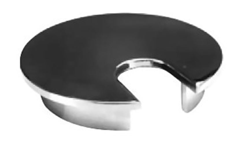 Metal Wire Grommet - Flat Black - 3" Diameter