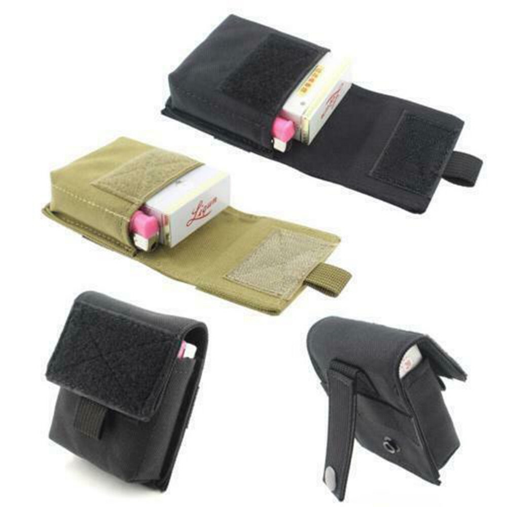 Tactical Mini Belt Pouch Multi-Purpose Small Battery Case Compact Storage Pack