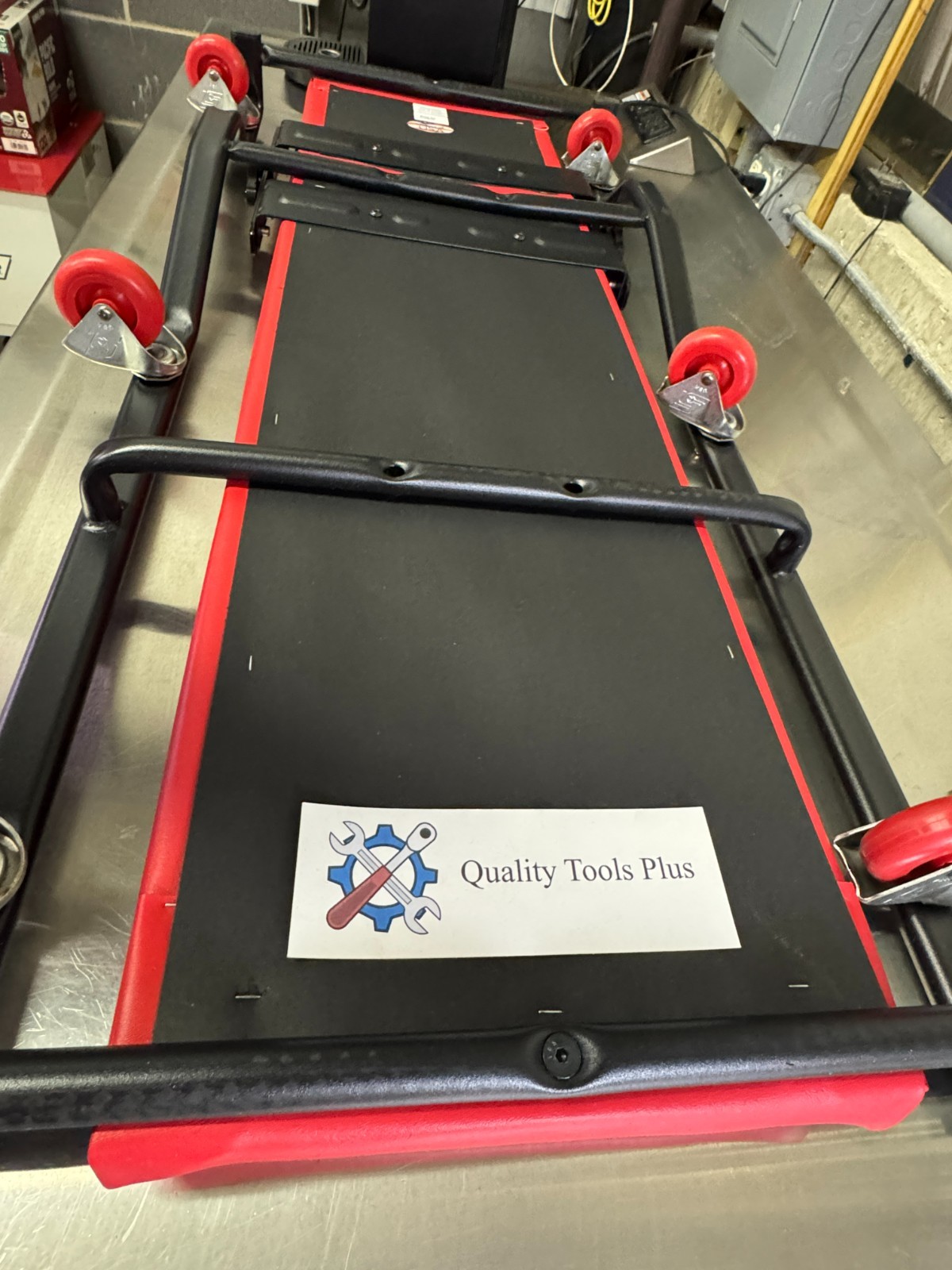 Snap-On NEW JCW67R Flat-Oval Adjustable Creeper Red