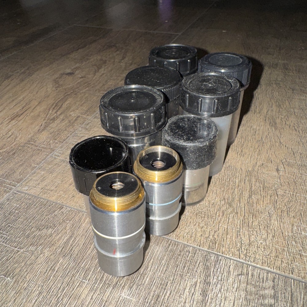 Set of 9 piecesObjective Lens Microscope