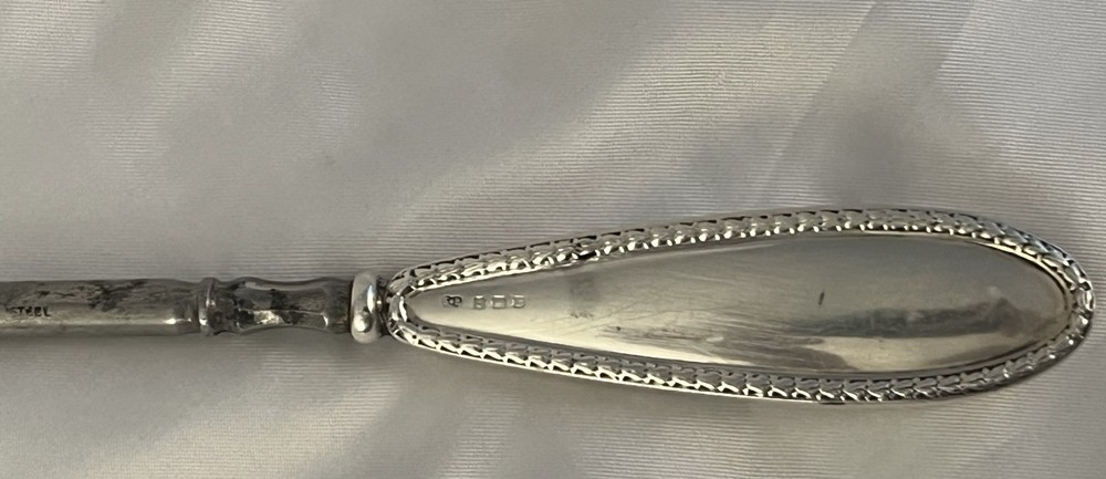 Samuel Boyce & Son Late Victorian Boot Lace Hook 925 Handle