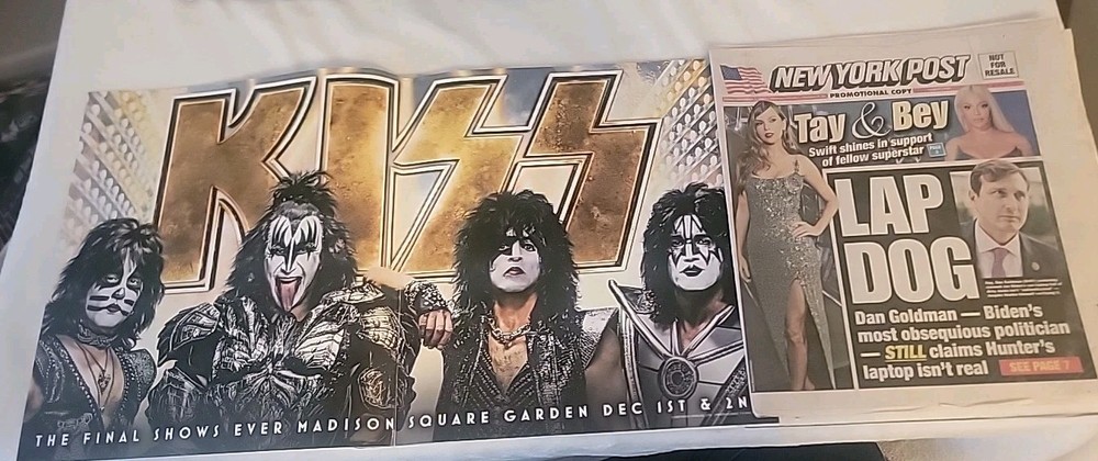 NY POST FINAL KISS SHOWS MSG -ALL 3 DAYS INCLUDING THE HTF ONE. DAY #1 VERY RARE