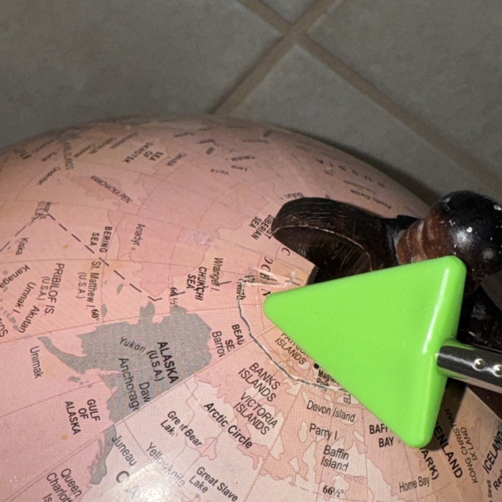 Vintage World Globe On Stand
