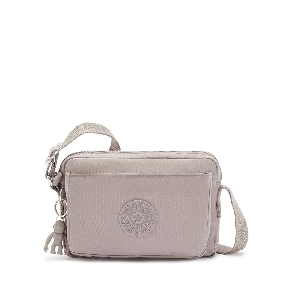 Kipling Abanu Crossbody Bag Grey Gris