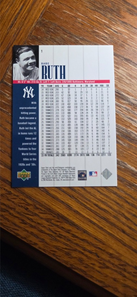 2000 Upper Deck Yankees Legends You Pick the Card