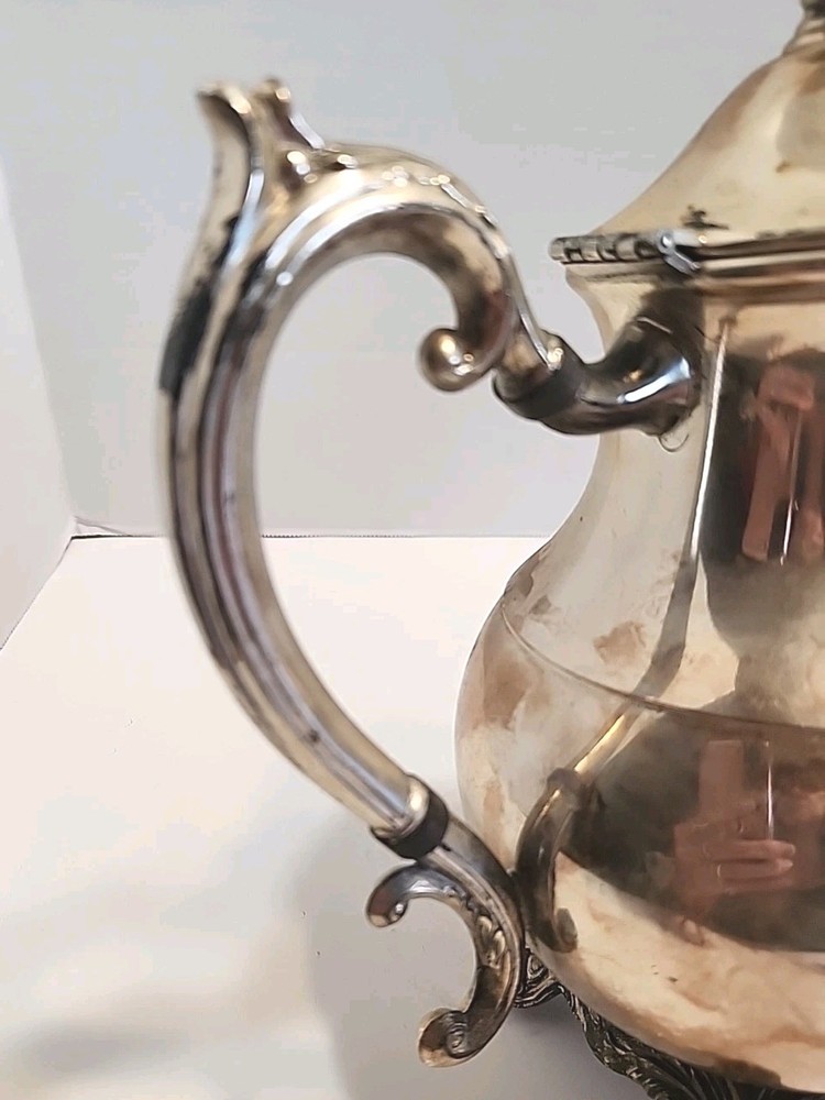 VTG Silver-Plated F.B. Rogers Coffee Pot Tea pot classic elegant medium SZ READ