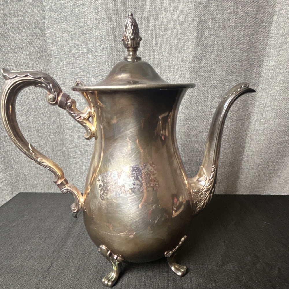 Vintage Collectible Silver Coffee Pot