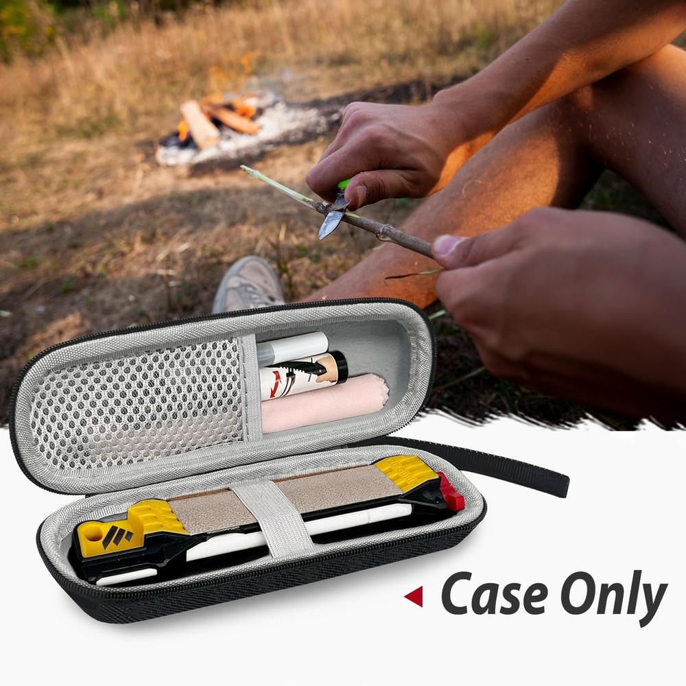 Durable Hard Travel Case for Work Sharp Guided Field Sharpener - Black