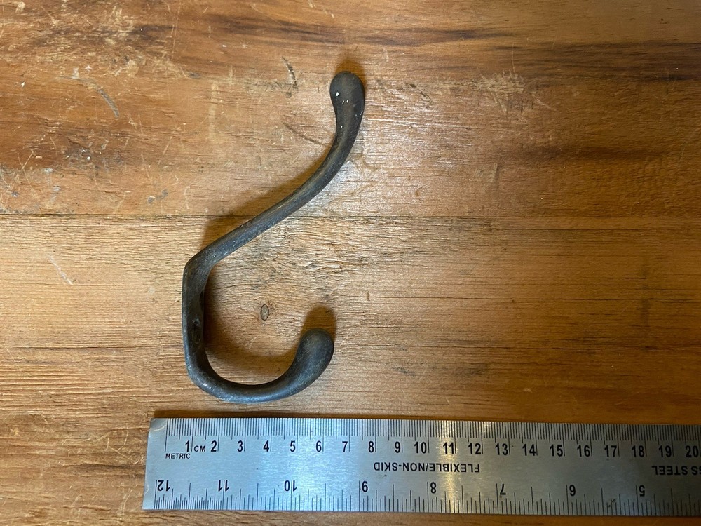 Old vintage Metal coat bag Hook