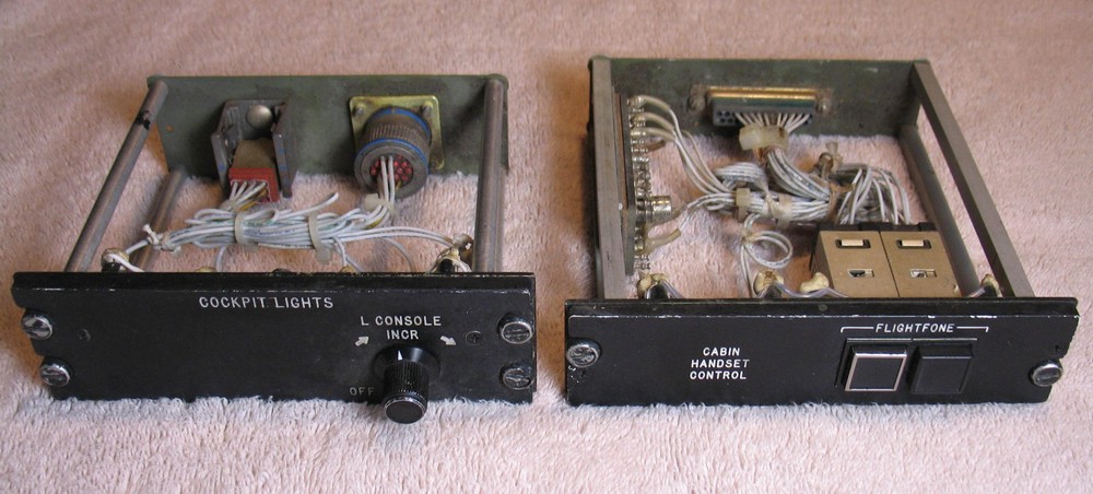 2 Gulfstream Cockpit Control Panels