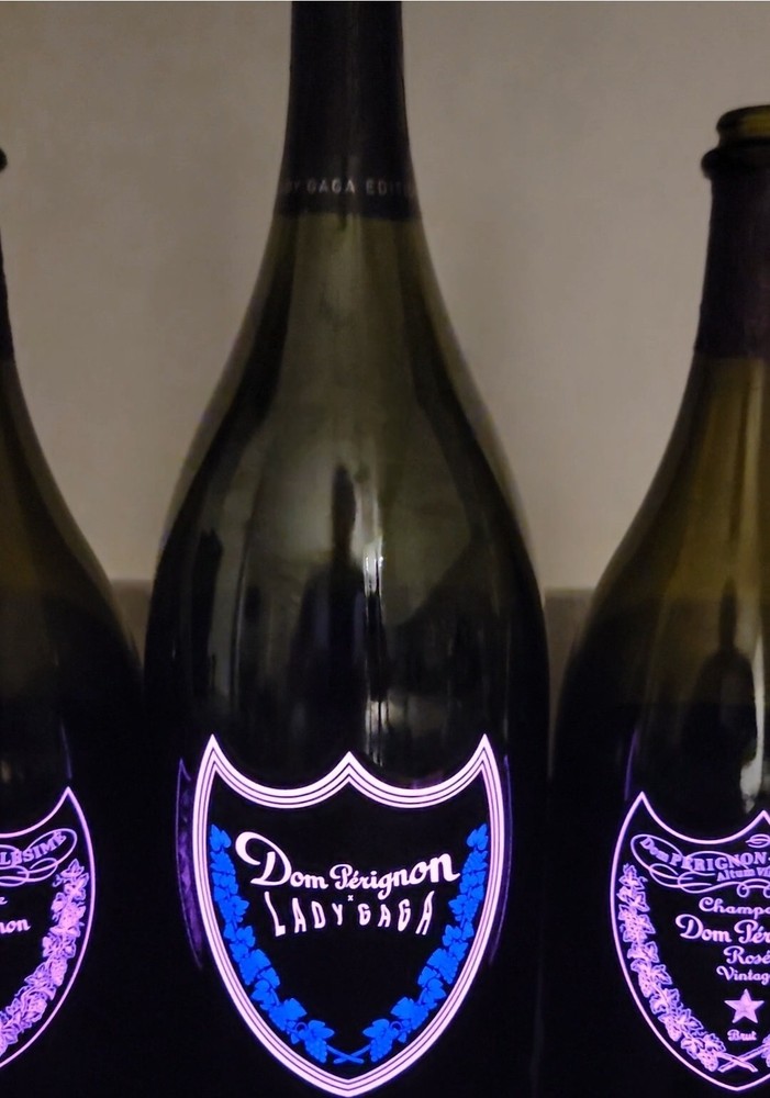 Empty Dom Perignon LADY GAGA