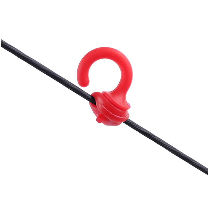 4pcs Archery Compound Bow String Stabilizer Monkey Tail Rubber Silencer Dampener