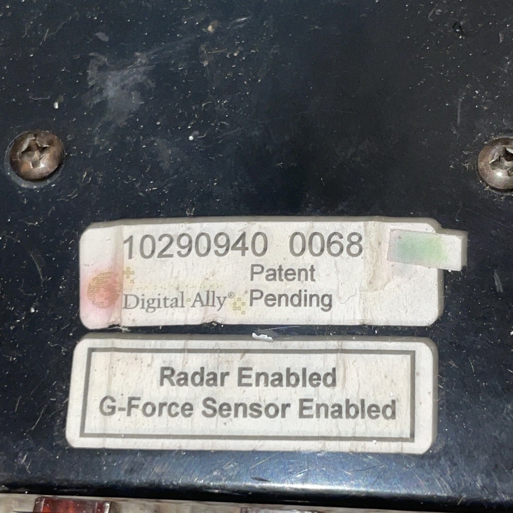 1 Digital Ally Dvm-500 Cruiser Camera System G-force Sensor Radar Enabled