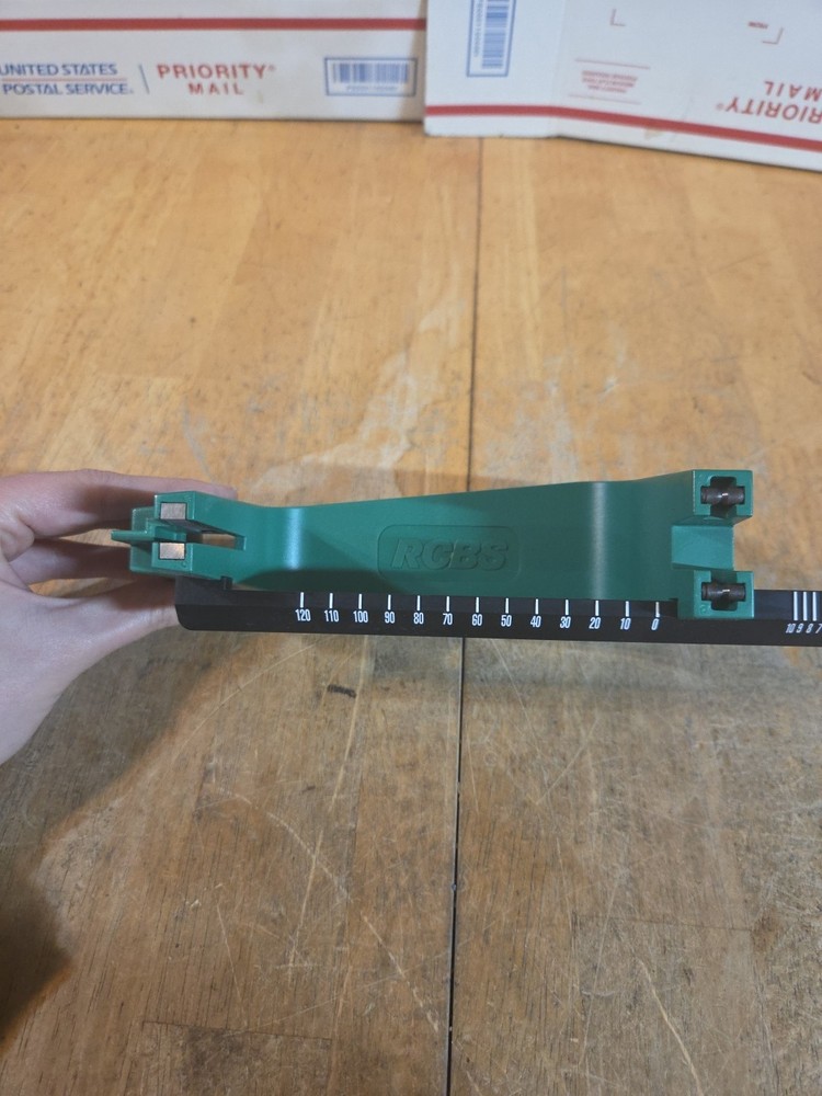RCBS RC 130 Reloading Scale Mechanical Scale In Original Box W/ Instructions