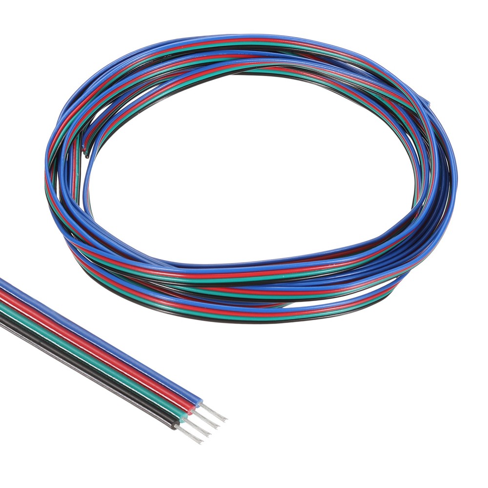 9.84ft 28 Gauge 4 Conductor Electrical Wire Tinned Copper Cable
