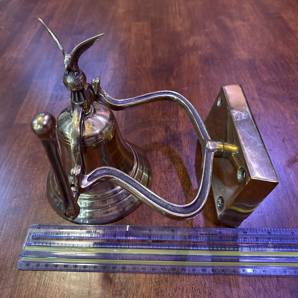 Brass? Diner Wall Bell American Eagle