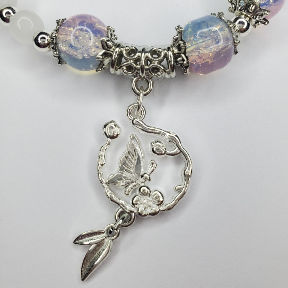 Hand crafted artisan unique gemstone bracelet
