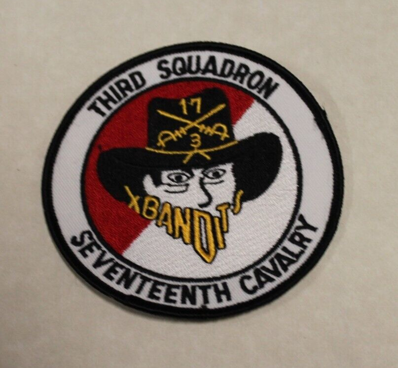 17th Cavalry 3rd Squadron Bandits Army Patch