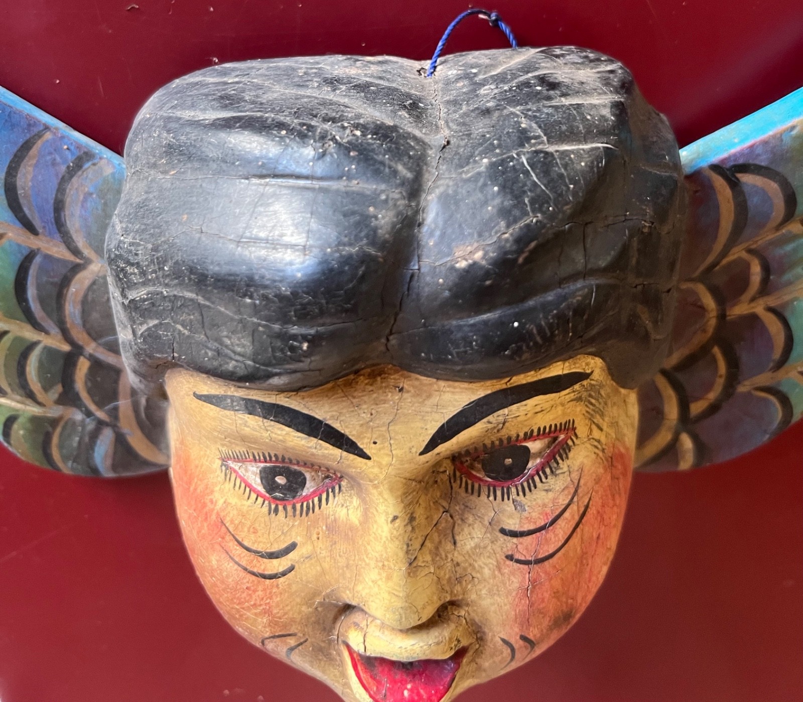 Vintage Mexico/Guerrero Hand Carved Mask