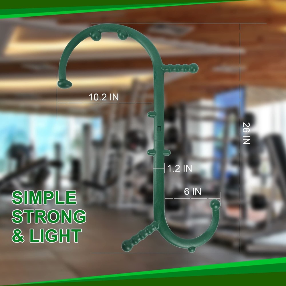 Shrdaepe Massage Trigger Point Cane, Body Deep Tissue, Handheld Back, Neck, S...